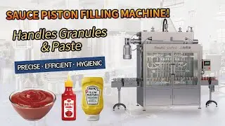 Automatic Sauce Filling Line with Tracking Capping Machine | High Speed & No Spillage