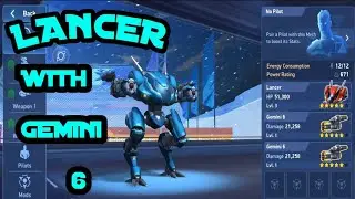 Mech Arena Lancer + Gemini 6 Combo 🔥 Epic Gameplay & Insane Kills 