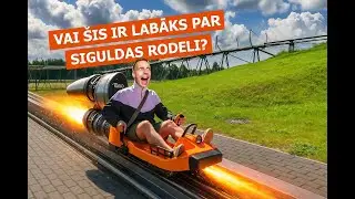 Testēju rodeļu trasi Venspilī! Vai ir to vērts?