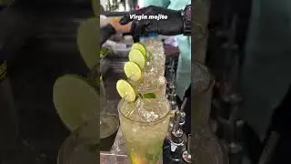 Virgin mojito using ginger ale