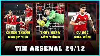 TIN ARSENAL 24/12: THẮNG NGHẸT THỞ, TIẾN VÀO BÁN KẾT LEAGUE CUP GẶP CHELSEA