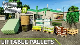 LIFTABLE PALLETS - MOD for all platforms | Farming Simulator 25
