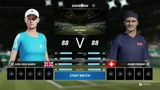 Tennis World Tour 2 - VS Roger Federer  - OWL ARENA