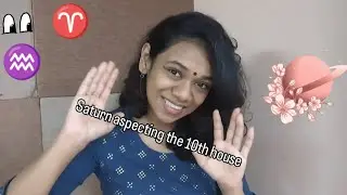 Saturn aspecting the 10th house of career | What happens? | Shani Dhristi