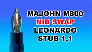 Inkquiring Minds Workbench Ep 46 - Leonardo Nib Swap With Majohn/Moonman M800
