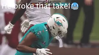 He broke that takel 🥶