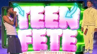 Skippa and ayetian lite up teen fete ( fit check) watch till di end 