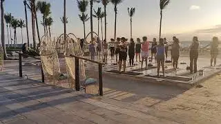 Yoga on the beach ⛱️ with Lana 