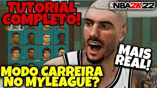 TUTORIAL NBA2K22 COMO JOGAR MYCAREER NO MYLEAGUE OU MYNBA