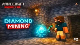 DIAMOND MINING | Minecraft Hardcore #2 | Dominlion