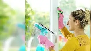 AMPLIN Ultimate Glass Cleaning Effortless Scraping | Multifunctional Window Cleaning Tool