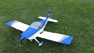 E-Flite RV-7 maiden flights with 3s and 4s power!