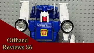 Offhand Reviews 86 Transformers WFC Trilogy Kingdom Tracks & SS86 Rumble (Blue)
