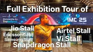 IMC 2025 Full Exhibition Tour | Jio, Airtel, Vi, Samsung, Ericsson & Snapdragon Stalls | Tech Expo 💡