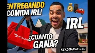 &iquest;Cu&aacute;nto se gana en DOORDASH? | Entregando comida IRL en USA 🚗📲
