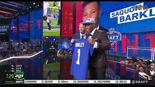 Giants Select RB Saquon Barkley With 2nd Overall Pick | 2018 NFL Draft | Apr 26, 2018