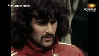 Mario Kempes , reportaje en el mundial 78 para la TV Espa&ntilde;ola