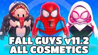 LEAKED FALL GUYS V11.2 UPDATE! 🔥 (Spider-Man, Gwen Stacy, Venom)