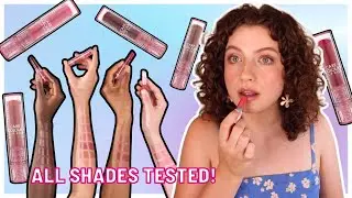 NEW CATRICE CARE IN COLOURS LIP BALM LIP SWATCHES OF ALL SHADES + FIRST IMPRESSION!