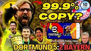 I Cloned KLOPP’S 2012 DORTMUND Tactics in eFootball | Iconic Battle 8
