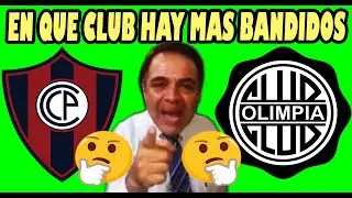 El Profe Mazier Japoina -En què Club hay màs BANDIDOS? Cerro Porteño u Olimpia? #japoina #paraguay