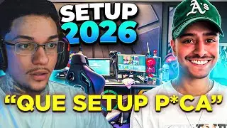 Meu SETUP NOVO de 2026! - REACT Loud CORINGA