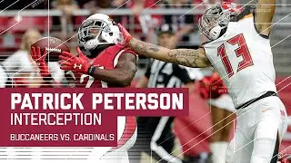 Patrick Peterson Picks Off Jameis Winston in the End Zone! | Buccaneers vs. Cardinals | NFL