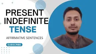 Present Indefinite Tense|Active Voice|Affirmative Sentences#englishgrammar #presentsimple