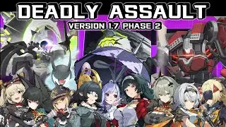 Deadly Assault - Version 1.7 Phase 2 - Miyabi,Vivian,SSAnby - (All 5 Stars Limited M0S0)
