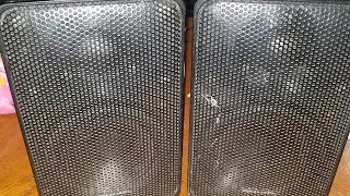 Realistic minimus 7 metal speakers heavy duty