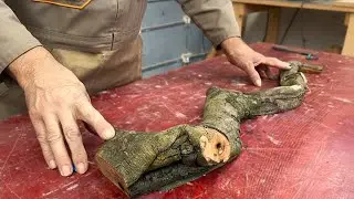 Talented Young Carpenter Turns Discarded Tree Branch Pieces Into High Value Furniture With Epoxy