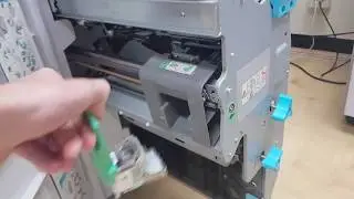 Booklet Finisher SR3100 Staple Cartridge Location Ricoh MP C3002, C3502