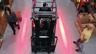 Red Zone Forklift Danger Zone Warning Light