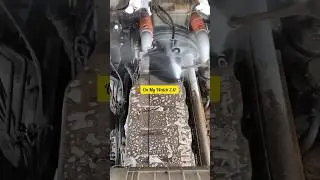 Truck Engine Bay Makeover: From Grime to Shine! 🤯 #asmrcleaning #satisfyingpressurewashing