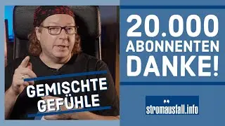 Danke für mehr als 20.000 Abonnenten | Krisenvorsorge wichtiger denn je