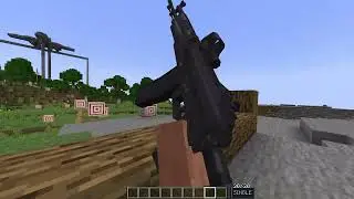 Minecraft Vic's Point Blank GUN MOD TEST!!!