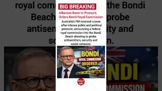 Australia PM Anthony Albanese Announces Bondi Royal Commission | Daily GK | #AnthonyAlbanese #Bondi