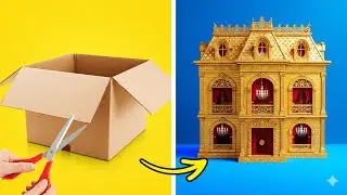TV 4K 😻ADORABLE CARDBOARD CRAFT IDEAS TO TRY 🎨✨Creative Family DIY Projects by 123 GO!