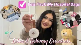 Mommy Diaries 🤱🏻 WHAT&rsquo;S IN MY HOSPITAL BAGS | Things I packed for labor, delivery & baby! 