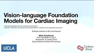 ML4H: Milos Vukadinovic, Vision-language Foundation Models for Cardiac Imaging