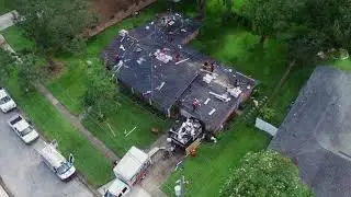 A.J. Wells Roofing Contractors Jacksonville Florida Roof Replacement Services drone hero montage