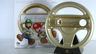 Unboxing Club Nintendo Gold Mario Kart Wii Wheel