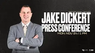 Wake Forest Head Coach Jake Dickert Press Conference (11/24/25)