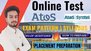 Atos | Syntel | Online Test | Updated Syllabus | Recruitment Process | How to Crack ? | Exam Pattern