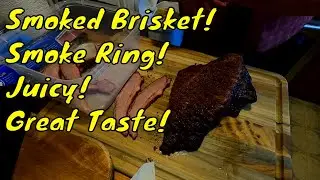 Smoked Brisket With My Pit Boss Pro Series 4 Vertical Pellet Smoker