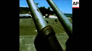 SYND 4-10-72 US CRUISER NEWPORT NEWS LIMPS INTO PORT