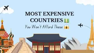 Top 10 Most Expensive Countries to Live In 💵 | Cost of Living Worldwide