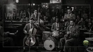 Vintage Jazz 1940s Era 🎷 Authentic Small Combo Jazz from a Smoky American Night