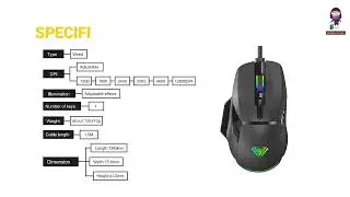 Aula Wind F815 Wired Gaming Mouse - Full User Manual & Setup Guide