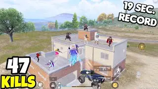 My Fastest 19 Seconds Record in BGMI • (47 KILLS) • BGMI Gameplay